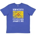 thumbnail image 3 of Inktastic Established January 6, 1912 New Mexico Flag Youth T-Shirt, 3 of 5