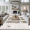 thumbnail image 5 of Area Rug 72×108in, Sweet Home Cotton Butterfly Floor Carpet Living Room Rug, Vintage Bottle on Wood Non-Slip Welcome Mat Indoor Rugs for Bedroom Dining Room, 5 of 9