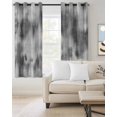 thumbnail image 2 of Grey Ombre Kitchen Curtains Vintage Simple Abstract Gradient Mottled Cafe Short Curtains for Bathroom Blackout Window Curtain Grommet Small Window Treatment Drapes for Bedroom Living Room 27.5"x39"x2, 2 of 9