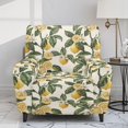 thumbnail image 2 of Xixirimido Retro Lemons Floral Pattern Printed Recliner Slipcover Stretch Reclining Chair Covers 4 Pieces Non Slip Recliner Sofa Slipcovers with Pocket Lazy Boy Chair Cover for Pet Kid, 2 of 8