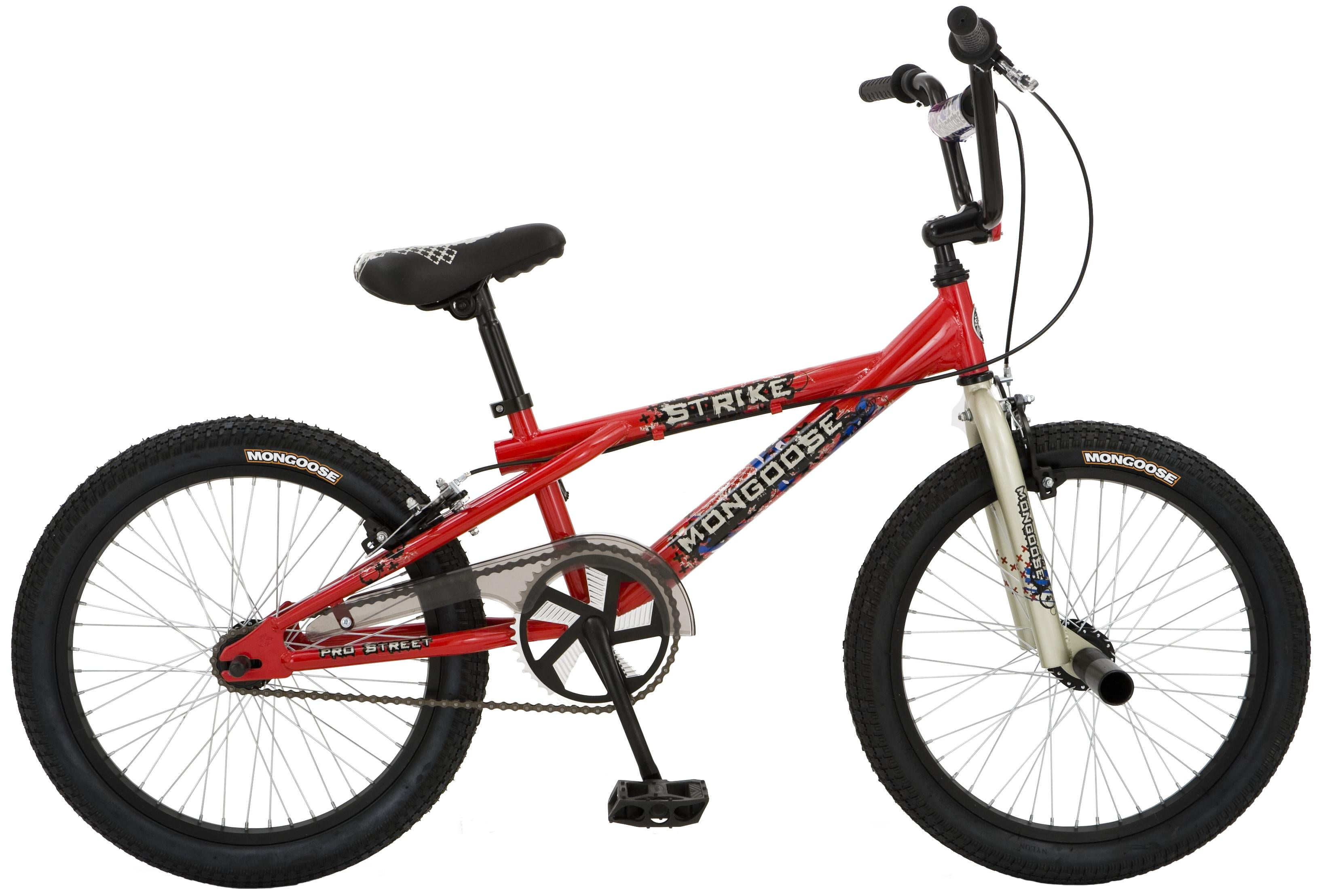 Mongoose Strike 20" BMX Freestyle Boy's BikeColorRed