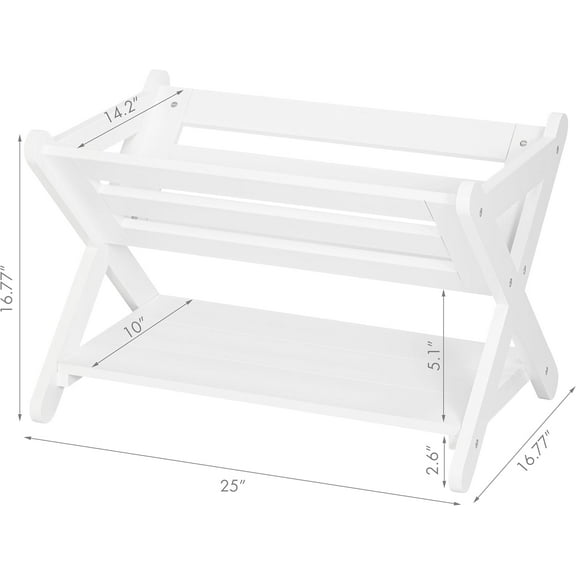 Kids Bookshelf with Caddy, Toddler Bookshelf, Book Storage Organizer, Small Book Shelf for Kids Rooms, Nursery, Playroom, White