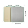 thumbnail image 2 of 2025 Upgraded Stainless Steel Cutting Board - Double Sided 16x12 Inch Kitchen Chopping Board with Wheat Straw PP & 304 Steel Surfaces - Dishwasher Safe for Meat, Vegetables & Fruits, 2 of 2
