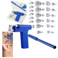 thumbnail image 2 of Clearance Ear Gun Set, Fenull Stainless 12 Pairs Of Ear Lip Nose Umbilical Piercing Tool Ear Nose Umbilical Piercing Machine Stainless Body Ear Piercing Tool 2Ml, 2 of 5