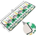 thumbnail image 2 of Dreamtimes Funny Patricks Day Theme Hallway Runner Rug 2'x6' Kitchen Rug with Rubber Backing Lucky Non Slip Entryway Rug Runner Washable Soft Area Rug for Hallway Bedroom Kitchen Decor, 2 of 6