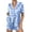Moon and White Clouds, variant on Ekouaer Womens Silk Satin Pajama Sets 2 Piece Button Down Silk Pjs Shorts Sets Cute Print Short Sleeve Sleepwear