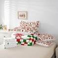 thumbnail image 6 of Castle Fairy Gingerbread Man 7-Piece Twin Bedding Sets for Teenagers,Green Red Bedding Comforter Set,Merry Christmas Breathable Sheet Sets,Super Cozy Room Decor, 6 of 8