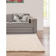 thumbnail image 4 of Unique Loom Felt Ball Collection Area Rug - Cloud (4' 1" x 6' 1" Rectangle Ivory), 4 of 10
