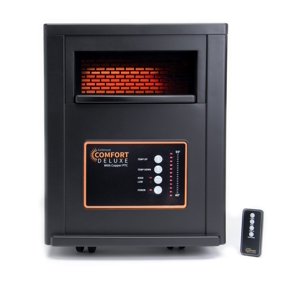 Edenpure Efficient Home 1500w Classic Infrared Heater With Remote Control Black Walmart Com Walmart Com