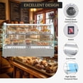 thumbnail image 1 of EDTara Réchaud et Vitrine Alimentaires à 2 Niveaux en Acier Inoxydable pour Buffet et Restaurant, 1 of 8
