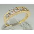 thumbnail image 2 of LBG 14k Yellow Gold Natural Diamond Womens Band Ring (0.42 cttw, H-I Color, I2-I3 Clarity), 2 of 4