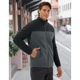 thumbnail image 3 of Pioneer Camp Men's Polar Fleece Sherpa Lined Jacket Warm Full Zip Up Thick Jacket Soft Outwear Winter Coat with Zipper Pocket, 3 of 6