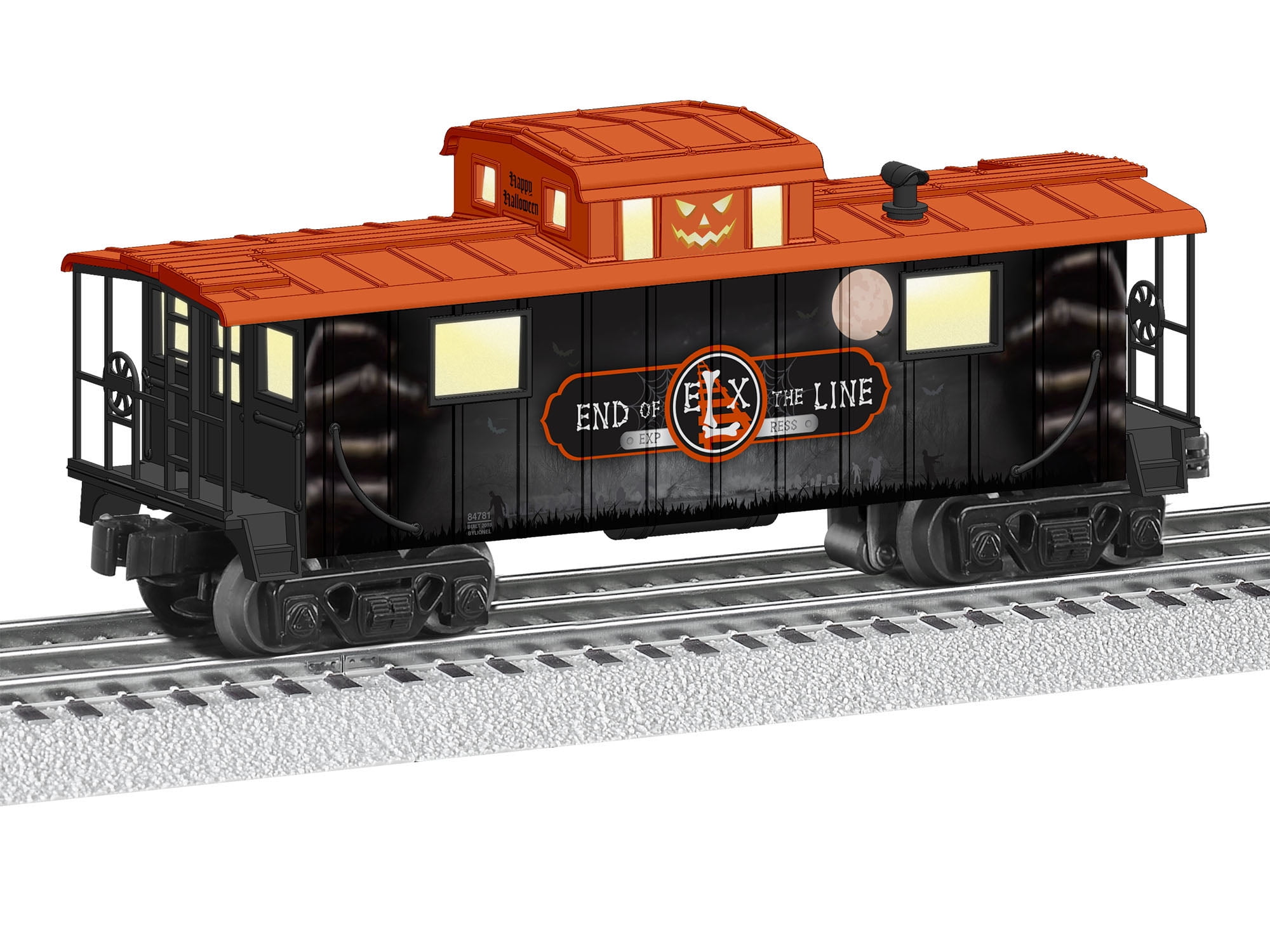 o scale halloween train cars