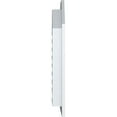 thumbnail image 3 of Ekena Millwork 16"W x 14"H Octagonal Top Gable Vent (21"W x 19"H Frame Size) Functional, PVC Gable Vent with 1" x 4" Flat Trim Frame, 3 of 14