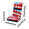 thumbnail image 3 of Christmas Chair Covers, Christmas Decor, Removable Washable Dining Chair Protector Back Cover for Kitchen Restaurant Family Holiday, Polyester, 3 of 7