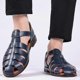 thumbnail image 3 of Italian Handmade Leather Sandal Men's Sport Sandals Closed Toe Outdoor, 3 of 5