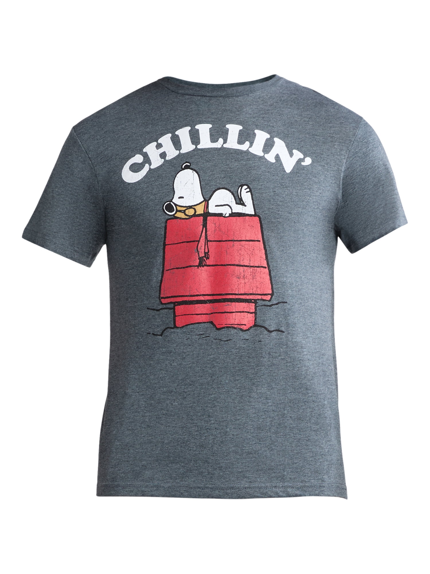 Peanuts Snoopy Men’s & Big Men’s Graphic Tee Shirt Chillin Nope Not Today, 2-Pack, Sizes S-3XL