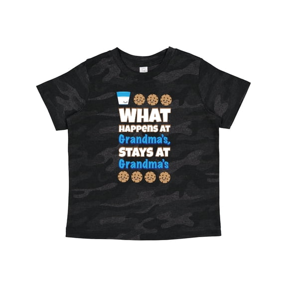 Inktastic What Happens at Grandma's Boys or Girls Toddler T-Shirt