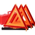 thumbnail image 1 of Troy Safety Warning Triangle DOT Approved Road Side Emergency Kit (4 Sets of 12 pcs), 1 of 3
