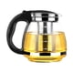 thumbnail image 4 of 1pc 2000ml Hogar Tetera Tetera de Vidrio Mango de Filtro de Acero Inoxidable Tetera de Vidrio A Prueba de Calor (Negro), 4 of 4