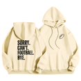 thumbnail image 1 of WEAIXIMIUNG Robe Sweat à Manches Courtes pour Femmes, Décontractée, Imprimé Graphique, Légère, Hoodie, Manches Longues, Pull de Football, Blouse, 1 of 4