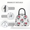 thumbnail image 4 of Fotbe Cute Poodle Dog Pattern Lunch Bag, Insulated Lunch Box, Small Leakproof Cooler Food Lunch Containers Reusable High Capacity Lunch Tote Bags for Work, Travel, Outdoor, 4 of 6