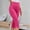 Hot Pink, variant on BUIGTTKLOP Capri Leggings for Women High Waisted Yoga Capri Pants Button Side Stretchy Pull on Cropped Trousers
