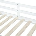 thumbnail image 3 of Twin Size Low Loft Bed In White With Rolling Desk And Shelf Advantage Desk, - Solid Wood For A Modern Bedroom Interior, 3 of 7