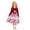 Q243 Wine, variant on Angala 2 Piece Outfits For Girls Crew Neck Sleeveless Floral Pattern Dress With Solid Knit Cardigan Set Girls Fall Season Wear Clothes