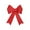 H, variant on WMGHA Christmas Bows, Large Christmas Tree Bows, PVC Glitter Red Decor Xmas Decorations Indoor Outdoor Red Bows for Wreaths Stairs Railing Fireplace Present Xmas Party Supplies
