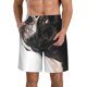 thumbnail image 1 of Fotbe Black And White Boston Terrier Trajes de Baño Estampados para Hombre, Shorts de Verano de Secado Rápido, Ropa de Playa, Bañadores-3X-Large, 1 of 6