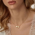 thumbnail image 2 of APSVO 18K Gold Plated Love Heart Initial Necklaces for Women Girls Letter K Pendant Chain Birthday Graduation Jewelry Gifts Teen Mom Her Wife Kids Female Lady Daughter Age Ideas, 2 of 6