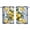 MediumBlue, variant on Yellow Lemon Kitchen Curtains 96 Inch Length, Middle Century Blue Italian Textured Grommet Top Bedroom Living Room Curtains, Light Filtering Cafe Curtain Drapes 2 Panels Set 104''x96''