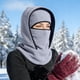 thumbnail image 3 of Mascarilla facial de invierno, pasamontañas de cuello para gaita • pasamontañas forradas de forro polar de cobertura total • cubrimiento térmico y transpirable para senderismo y running, 3 of 5