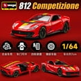 thumbnail image 1 of 1:64 Ferrari FXXK DAYTONA SP3 812 Compétition Alliage Premium Modèle Réduit de Voiture Véhicule de Collection 812-Rouge, 1 of 5
