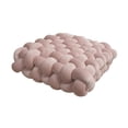 thumbnail image 4 of Cojín decorativo con forma de nudo para el suelo, ideal para sofá, regalo de cumpleaños o para dormir. Rosa, 4 of 9