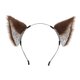 thumbnail image 5 of Diadema con orejas de gato Yuyangstore para Anime Cosplay Marrón, 5 of 8