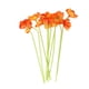 thumbnail image 1 of 10 Pcs Flores Artificiales de Amapola para Banquete de Boda Hogar y Decoración de Jardín Oficina Casa de Café Fotografía naranja Baoblaze Decoración de mesa de oficina en casa, 1 of 6