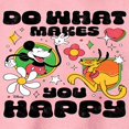 thumbnail image 2 of Disney - Mickey & Friends - Retro Style - Do What Makes You Happy - Toddler And Youth Long Sleeve Graphic T-Shirt, 2 of 4