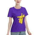 thumbnail image 2 of Women's Basic Short Sleeve T-Shirt Pikachu, 2 of 6