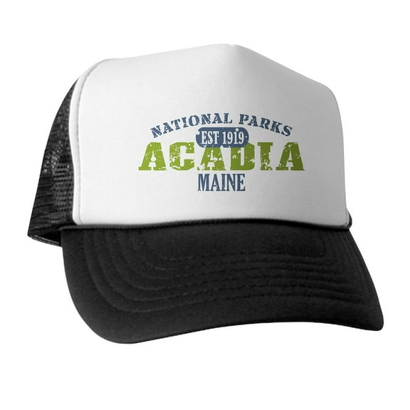 CafePress - Acadia National Park Maine - Adjustable Unisex Printed Trucker Hat with Mesh Back