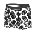thumbnail image 2 of Wukai Hand Drawn Tomatoes Print Men’s Underwear Breathable Boxer Briefs,&nbsp;Moisture Wicking & Breathable-Small, 2 of 7