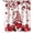 Gnome, variante sur Rideau de Douche Rouge pour la Saint-Valentin, Rideau de Douche Amour Romantique Rouge, Rideau de Douche Cœur de la Saint-Valentin, Ensemble de Décoration de Salle de Bain Imperméable avec 12 Crochets 72X72 Pouces