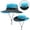 Sky Blue, variant on Forzero Bucket Hat Wide Brim Quick Drying Breathable Packable Foldable Sunshade Sun Ponytail Cap With Chin Strap