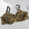 thumbnail image 2 of D Cup Underwire Bras for Women - Full Figure Push up Bras - Women Plus Breathable Floral Lace Mesh T-Shirt Bras Back Hook & Eye Closure, 2 of 4