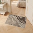 thumbnail image 2 of ODIKA 2'x3' Ultra-Soft Accent Mat, Large Sophisticated Para Marbled Balanced Composition Alfombras None Washable, Bare feet friendly, Easy Care Indoor rug for Bedside, Footrest, 2 of 7