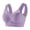Purple, variant on gakvbuo Wireless Support Bras For Women Full Coverage Plus Size Bras Post-Surgery Bra Strapless Lace Underwear Wirefree Bralette Bra Yoga Sports Bra