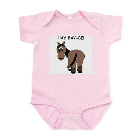 

CafePress - Hay Bay Be! Horse Infant Bodysuit - Baby Light Bodysuit Size Newborn - 24 Months