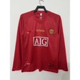 thumbnail image 2 of 2007-2008 Manchester United Home manga larga Final Retro camiseta de fútbol 2BBB, 2 of 3