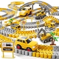 thumbnail image 1 of Juguetes de construcción iHaha Race Tracks 236 unidades con 6 coches de 3 a 6 años, 1 of 8